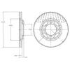 DELPHI BG2414 Brake Disc