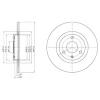 DELPHI BG2527 Brake Disc