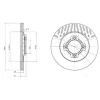 DELPHI BG2554 Brake Disc