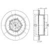 DELPHI BG2662 Brake Disc