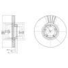 DELPHI BG3366 Brake Disc