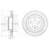 DELPHI BG9926 Brake Disc