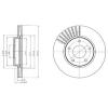 DELPHI BG4282 Brake Disc