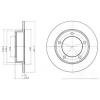 DELPHI BG2208 Brake Disc