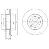 DELPHI BG2268 Brake Disc