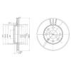 DELPHI BG2278 Brake Disc