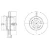 DELPHI BG2765 Brake Disc