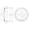 DELPHI BF151 Brake Drum