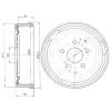 DELPHI BF184 Brake Drum