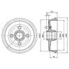 DELPHI BF230 Brake Drum