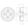 DELPHI BF281 Brake Drum