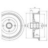 DELPHI BF284 Brake Drum