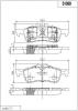 NIPPARTS N3601101 Brake Pad Set, disc brake