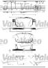 VALEO 601285 Brake Pad Set, disc brake