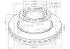 PE Automotive 066.253-00A (06625300A) Brake Disc