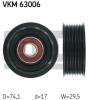 SKF VKM63006 Deflection/Guide Pulley, v-ribbed belt