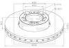 PE Automotive 256.028-00A (25602800A) Brake Disc