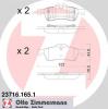 ZIMMERMANN 23716.165.1 (237161651) Brake Pad Set, disc brake