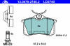 ATE 13.0470-2740.2 (13047027402) Brake Pad Set, disc brake