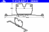 ATE 11.8116-0007.2 (11811600072) Spring, brake caliper