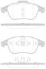 REMSA 135030 Brake Pad Set, disc brake