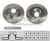 NIPPARTS N3305068 Brake Disc