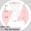 ZIMMERMANN 23418.190.1 (234181901) Brake Pad Set, disc brake