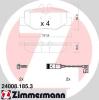 ZIMMERMANN 24008.185.3 (240081853) Brake Pad Set, disc brake