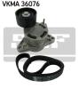 SKF VKMA36076 V-Ribbed Belt Set
