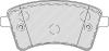 FERODO FDB4256 Brake Pad Set, disc brake