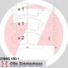 ZIMMERMANN 23865.180.1 (238651801) Brake Pad Set, disc brake