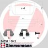 ZIMMERMANN 24537.160.2 (245371602) Brake Pad Set, disc brake