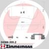 ZIMMERMANN 24306.205.2 (243062052) Brake Pad Set, disc brake