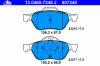 ATE 13.0460-7248.2 (13046072482) Brake Pad Set, disc brake