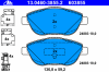ATE 13.0460-3855.2 (13046038552) Brake Pad Set, disc brake