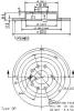 BREMBO 08.9511.11 (08951111) Brake Disc