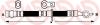 BREMBO T83030 Brake Hose