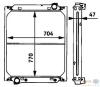 BEHR 8MK376709-761 (8MK376709761) Radiator, engine cooling