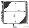 BEHR 8MK376713-291 (8MK376713291) Radiator, engine cooling