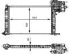 BEHR 8MK376714-321 (8MK376714321) Radiator, engine cooling