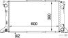 BEHR 8MK376720-221 (8MK376720221) Radiator, engine cooling