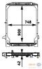 BEHR 8MK376721-601 (8MK376721601) Radiator, engine cooling