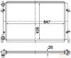 BEHR 8MK376781-091 (8MK376781091) Radiator, engine cooling