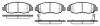ROADHOUSE 232412 Brake Pad Set, disc brake