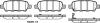 ROADHOUSE 287621 Brake Pad Set, disc brake
