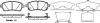 ROADHOUSE 2128102 Brake Pad Set, disc brake