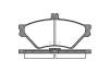 REMSA 0574.00 (057400) Brake Pad Set, disc brake
