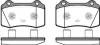 REMSA 043458 Brake Pad Set, disc brake