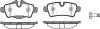 REMSA 134400 Brake Pad Set, disc brake