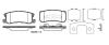 REMSA 080322 Brake Pad Set, disc brake